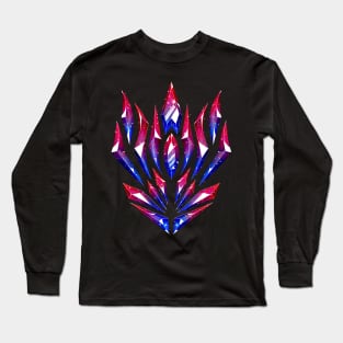 Bi pride crystals Long Sleeve T-Shirt